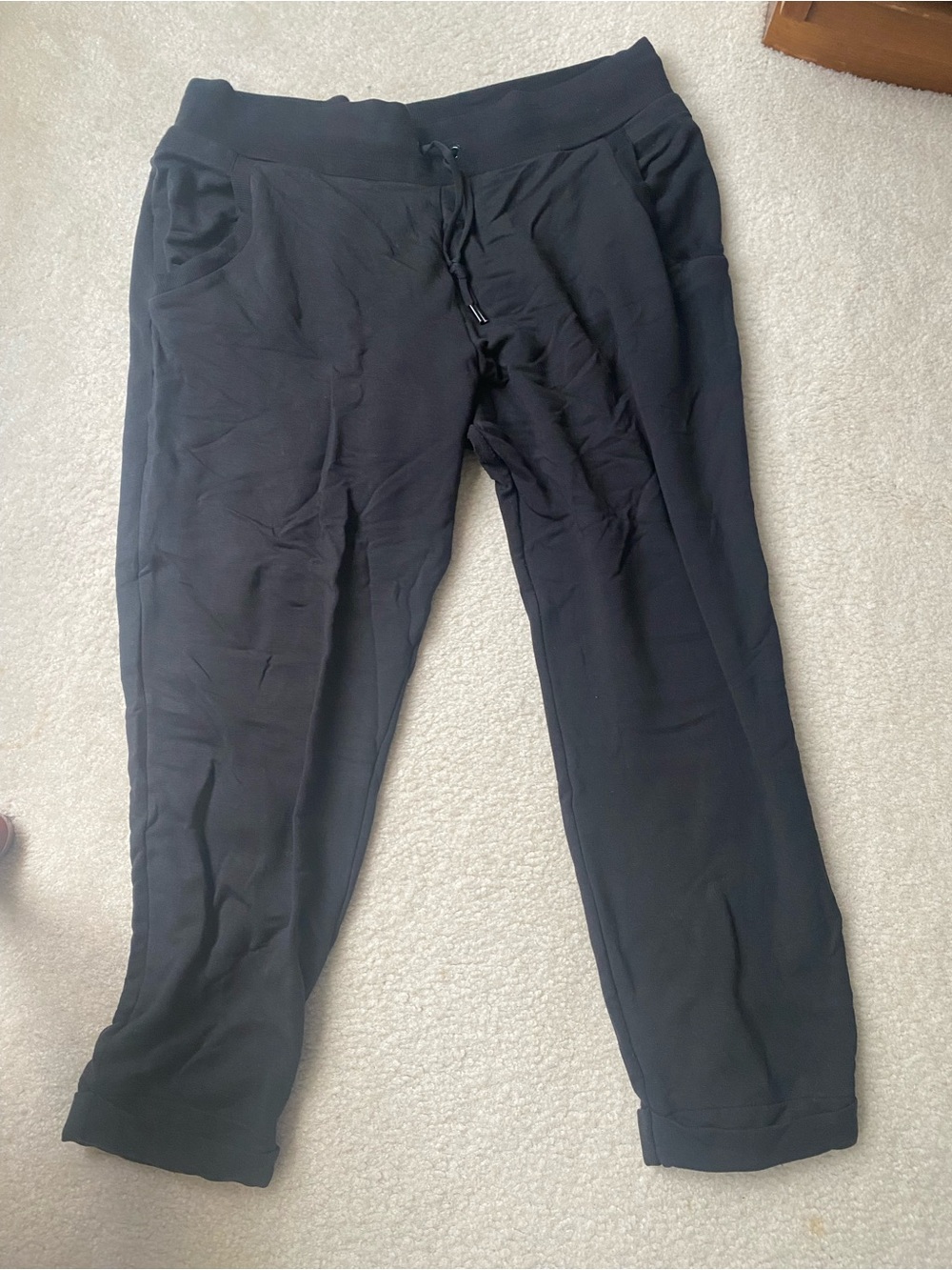 Athleta Women’s Drawstring Casual Black Pants